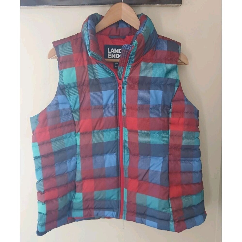 Lands'‎ End Quilted Puffer Vest